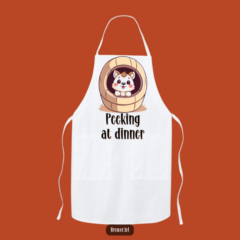 Funny Surprised Animal Apron - Cook with Playful Discovery