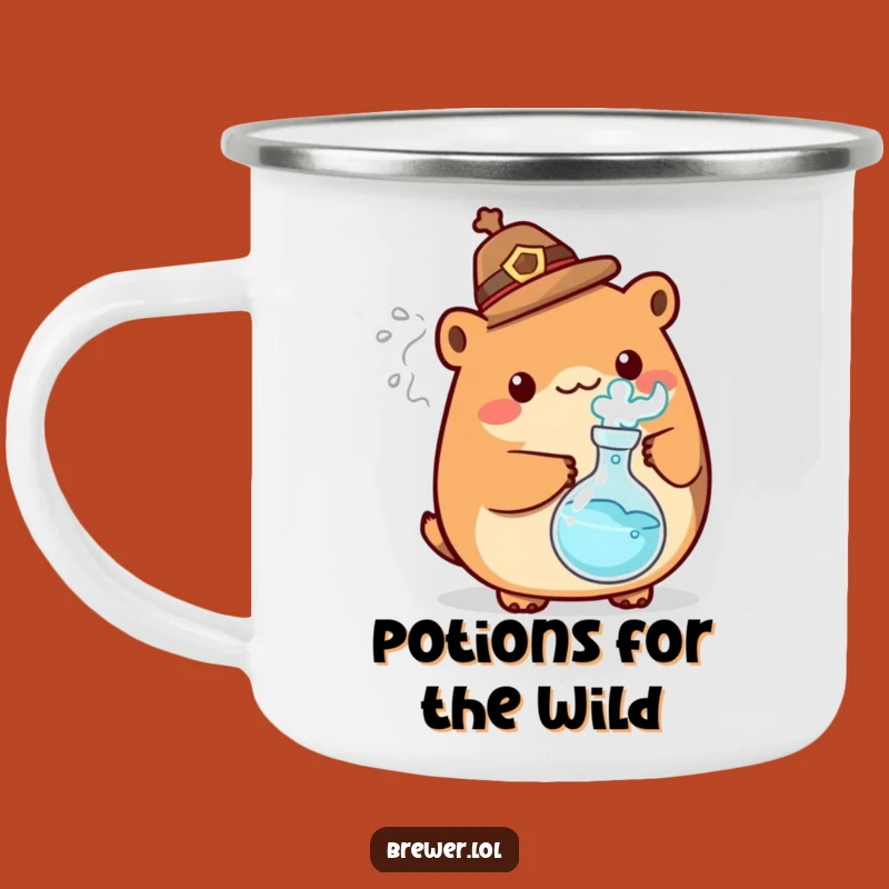 Funny Mad Scientist Animal Camping Mug - Adventure Fuel for Your Inner Genius