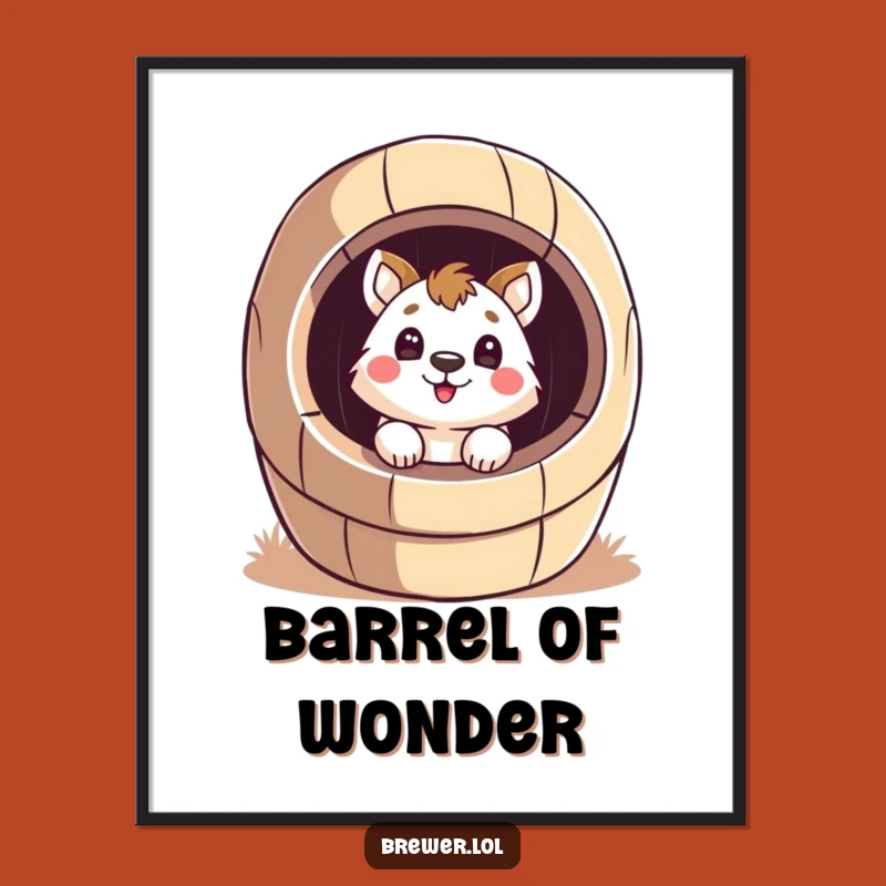 Funny Surprised Animal Digital Art - Instant Wonder for Walls