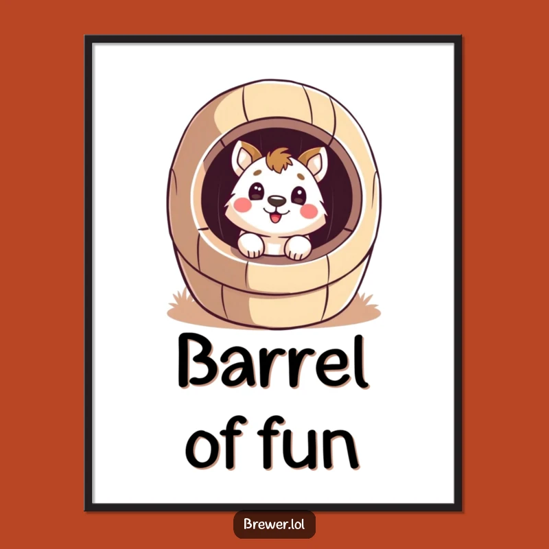 Funny Surprised Animal Poster - Decorate with Playful Wonder