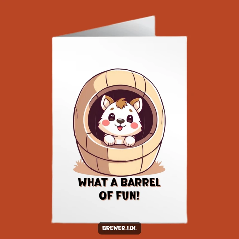 Free Printable Congrats Card: Playful Surprise Animal Downloadable